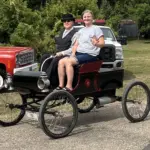 Oldsmobile: Wes Anderson provided rides in the 1901 Oldsmobile.