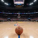 NBA BASKETBALL on NBA COURT This content was generated by an Artificial Intelligence (AI) system.
