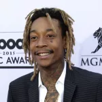 LAS VEGAS - MAY 17: Wiz Khalifa at the 2015 Billboard Music Awards at the MGM Grand Garden Arena on May 17^ 2015 in Las Vegas^ Nevada.