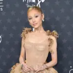 Ariana Grande at the Critics Choice Awards 2025. SANTA MONICA^ USA. February 07^ 2025