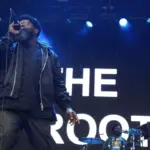 Black Thought and Questlove of the Roots perform at the 2022 Sound on Sound Music Festival in front of 30^000 fans. Bridgeport^ Connecticut - September 25^ 2022