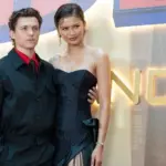 Tom Holland and Zendaya attend the Spider-Man: Brand New Day photocall at the Four Seasons Hotel on June 15^ 2026 in Madrid^ Spain