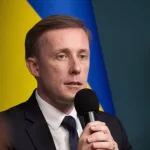 U.S White House National Security Advisor Jake Sullivan during news briefing^ amid Russia's attack on Ukraine. Kyiv^ Ukraine^ November 04^ 2022