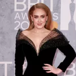 Adele attends The BRIT Awards 2022 at The O2 Arena in London^ United Kingdom - February 08^ 2022