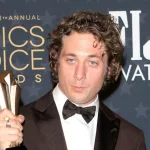 Jeremy Allen White at 2023 Critics Choice Press Room at the Fairmont Century Plaza on January 15^ 2023 in Century City^ CA