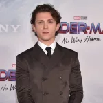 Tom Holland arrives for the ‘Spider-Man: No Way Home’ LA Premiere on December 13^ 2021 in Westwood^ CA