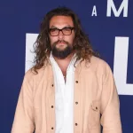 Jason Momoa arrives for the ‘Ambulance’ Premier on April 04^ 2022 in Los Angeles^ CA