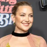Kate Hudson wearing dress by Valentino attends premiere of Song Sung Blue by FocusFeatures at AMC Lincoln Square in New York^ NY on December 11^ 2025