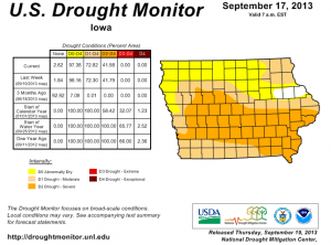 drought monitor Sept 19th