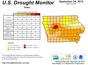 drought monitor Sept 26