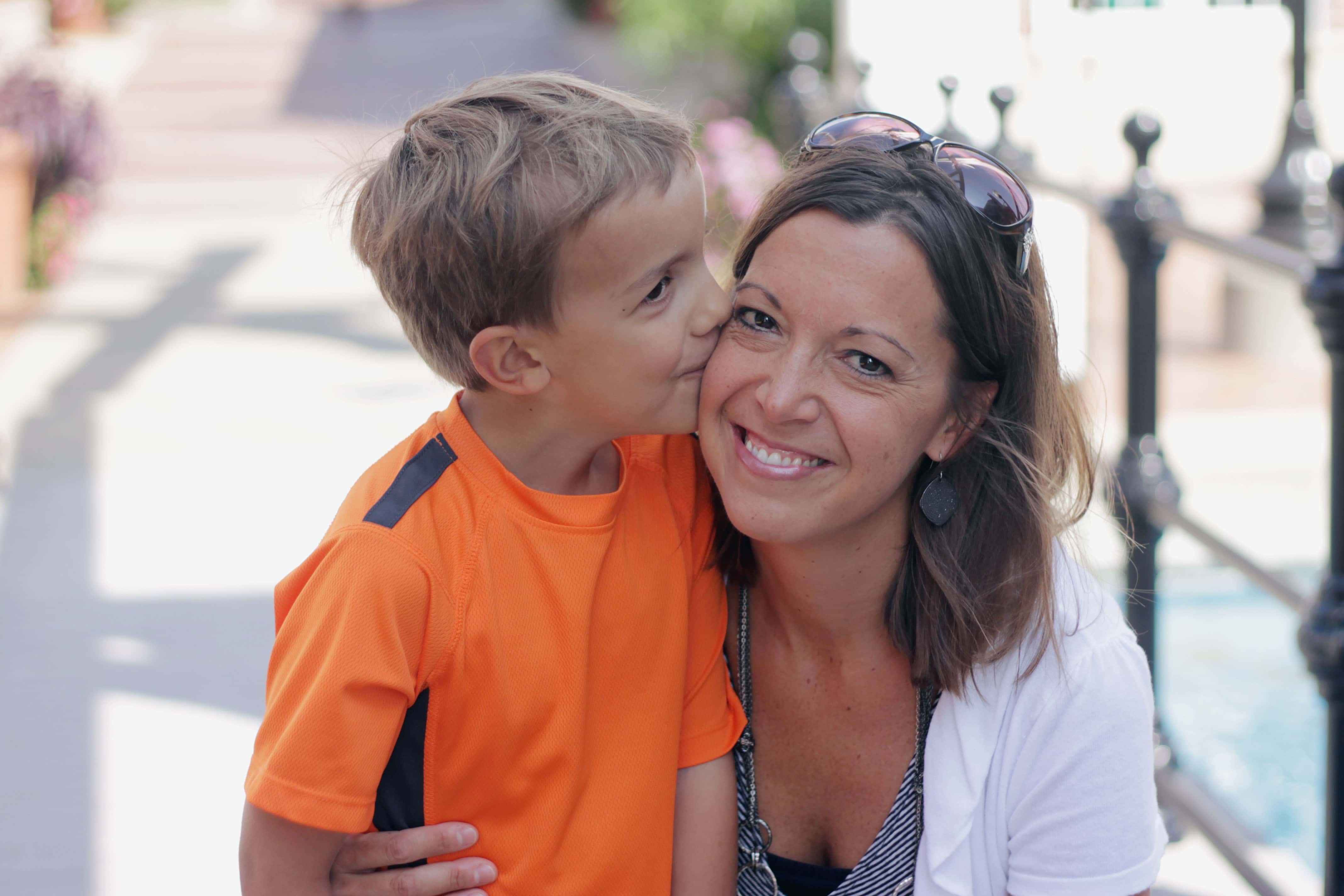 Jacob with mom Barb Gosselink