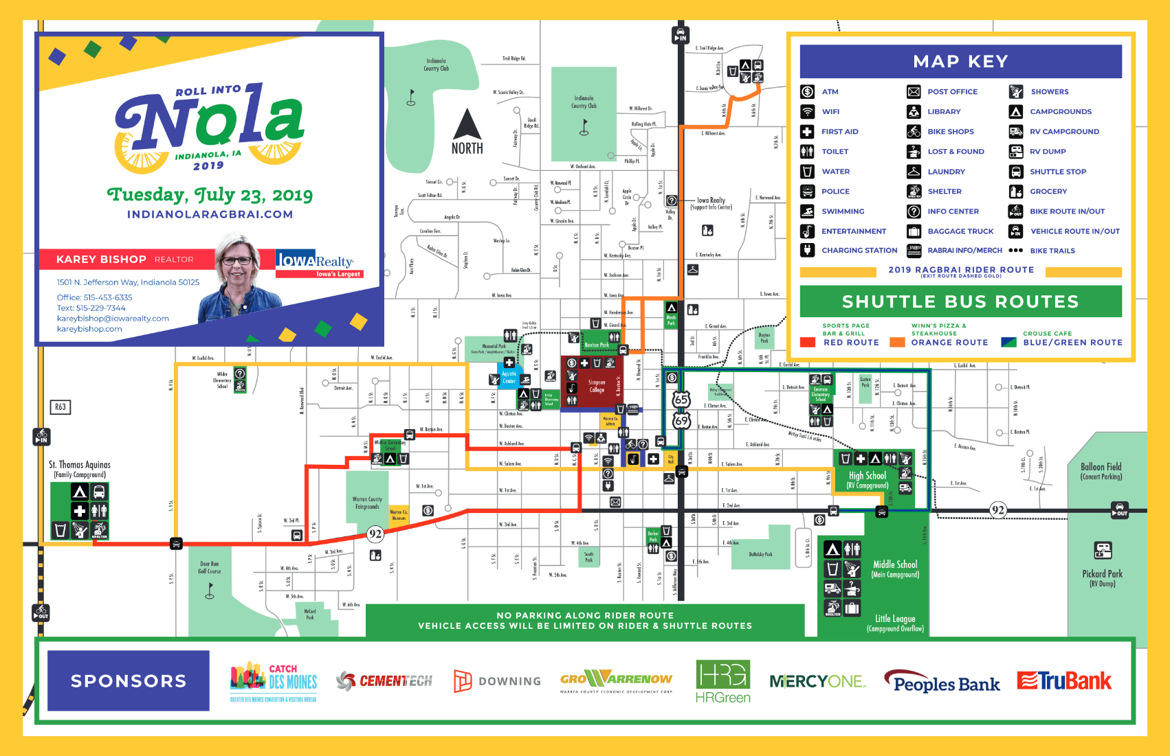 Indianola RAGBRAI One Week Away KNIA KRLS Radio The One to Count On