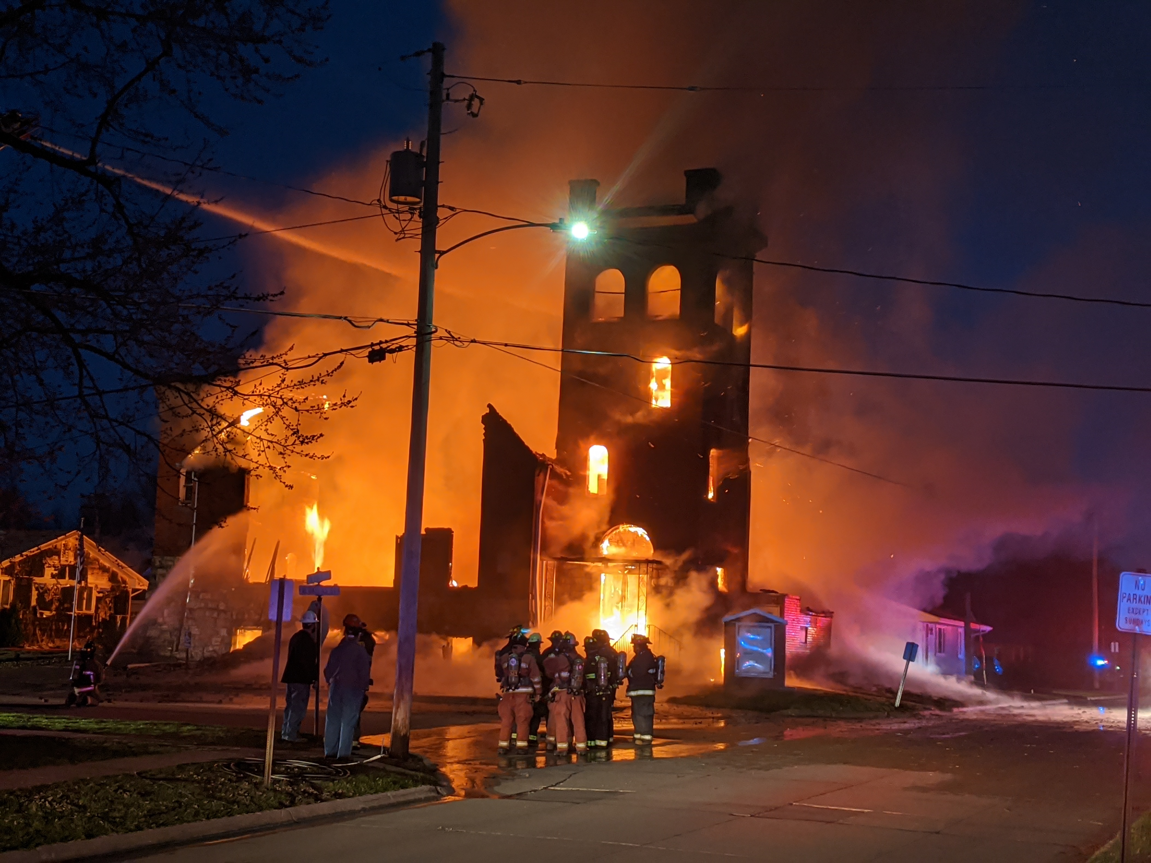 Fire Destroys Pleasantville Church | KNIA KRLS Radio - The One to Count On