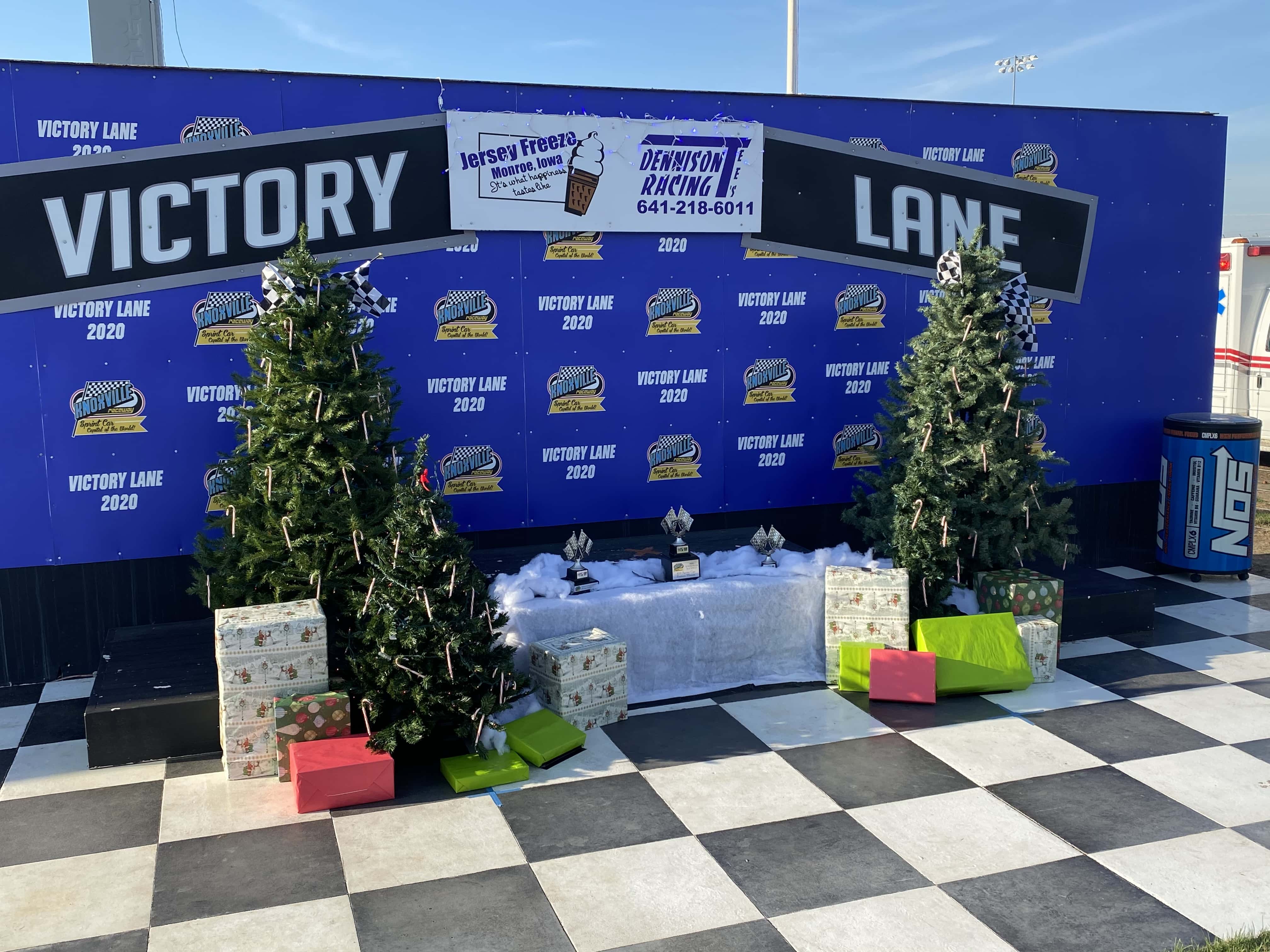 Knoxville Raceway hosted Christmas in July Saturday KNIA KRLS Radio