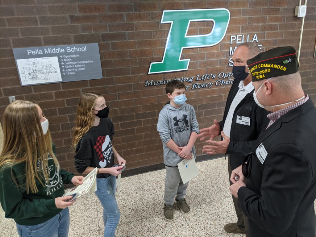 VFW Post in Pella Connecting with Schools - Vimarsana News