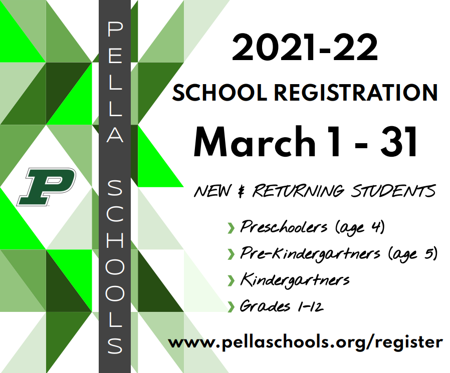 Registration Starts Soon for Pella Community School District KNIA