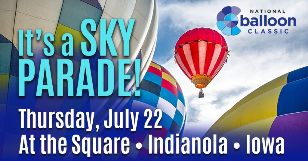 National Balloon Classic Sky Parade Tomorrow on Indianola Square KNIA