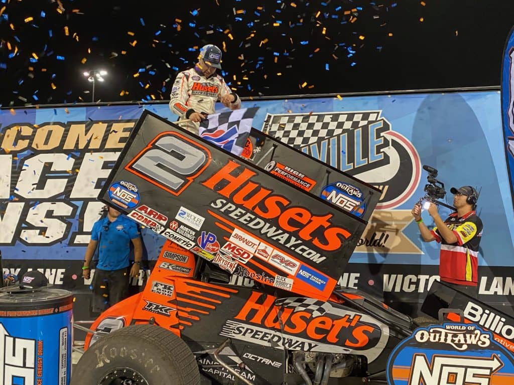 David Gravel Takes Night 1 Of the Nos Energy Drink Knoxville Nationals