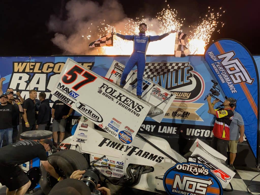 Kyle Larson Wins The Knoxville Nationals KNIA KRLS Radio The One to