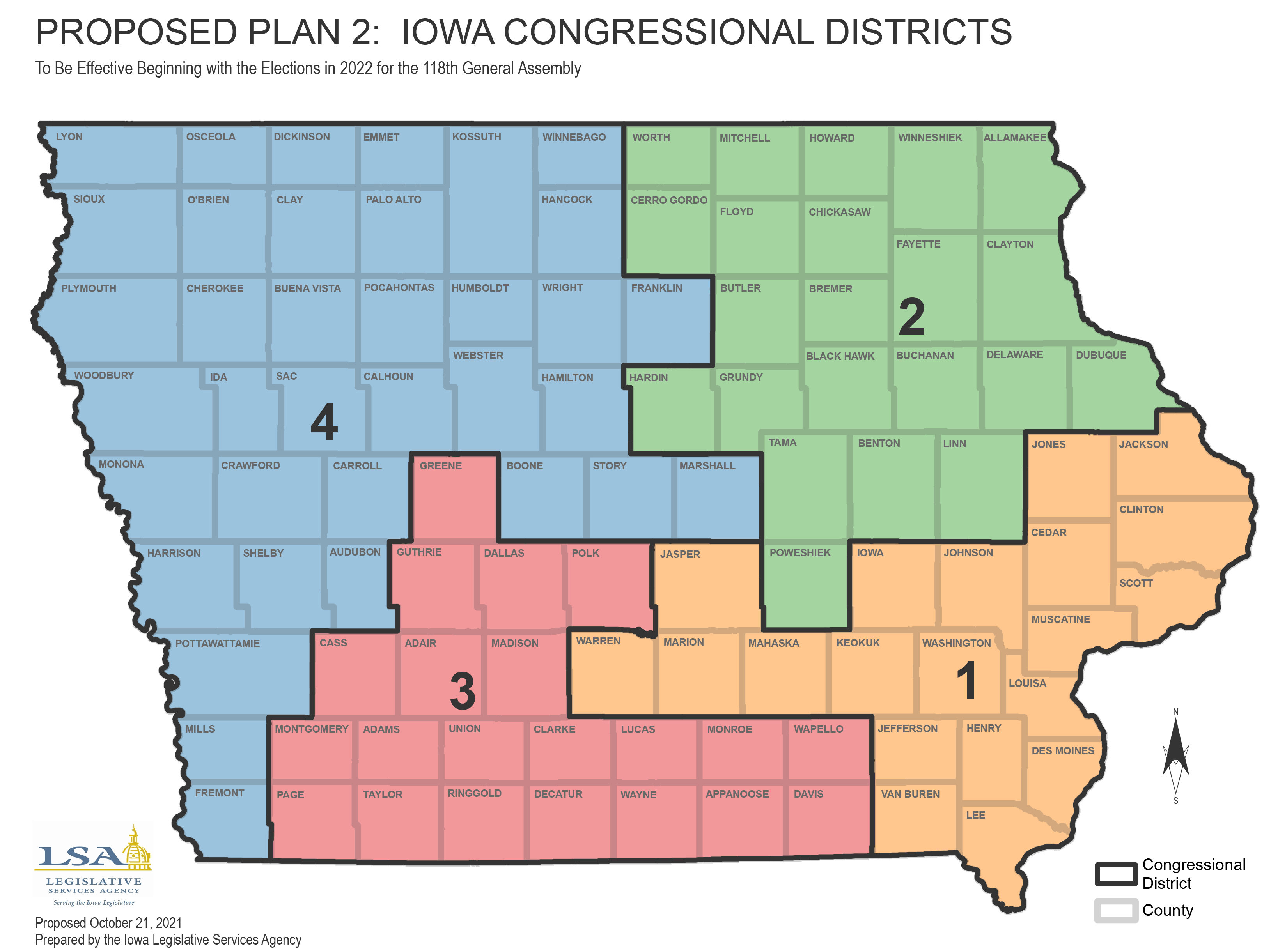 New Legislative Maps Approved; Several Changes Coming Locally KNIA