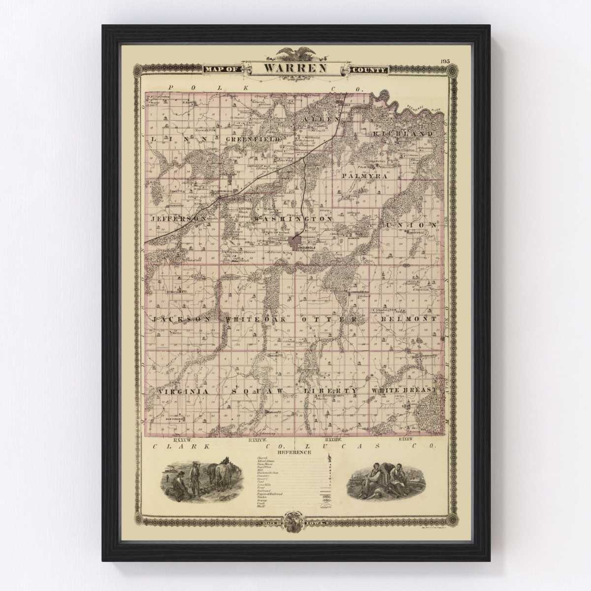 warren-county-old-map