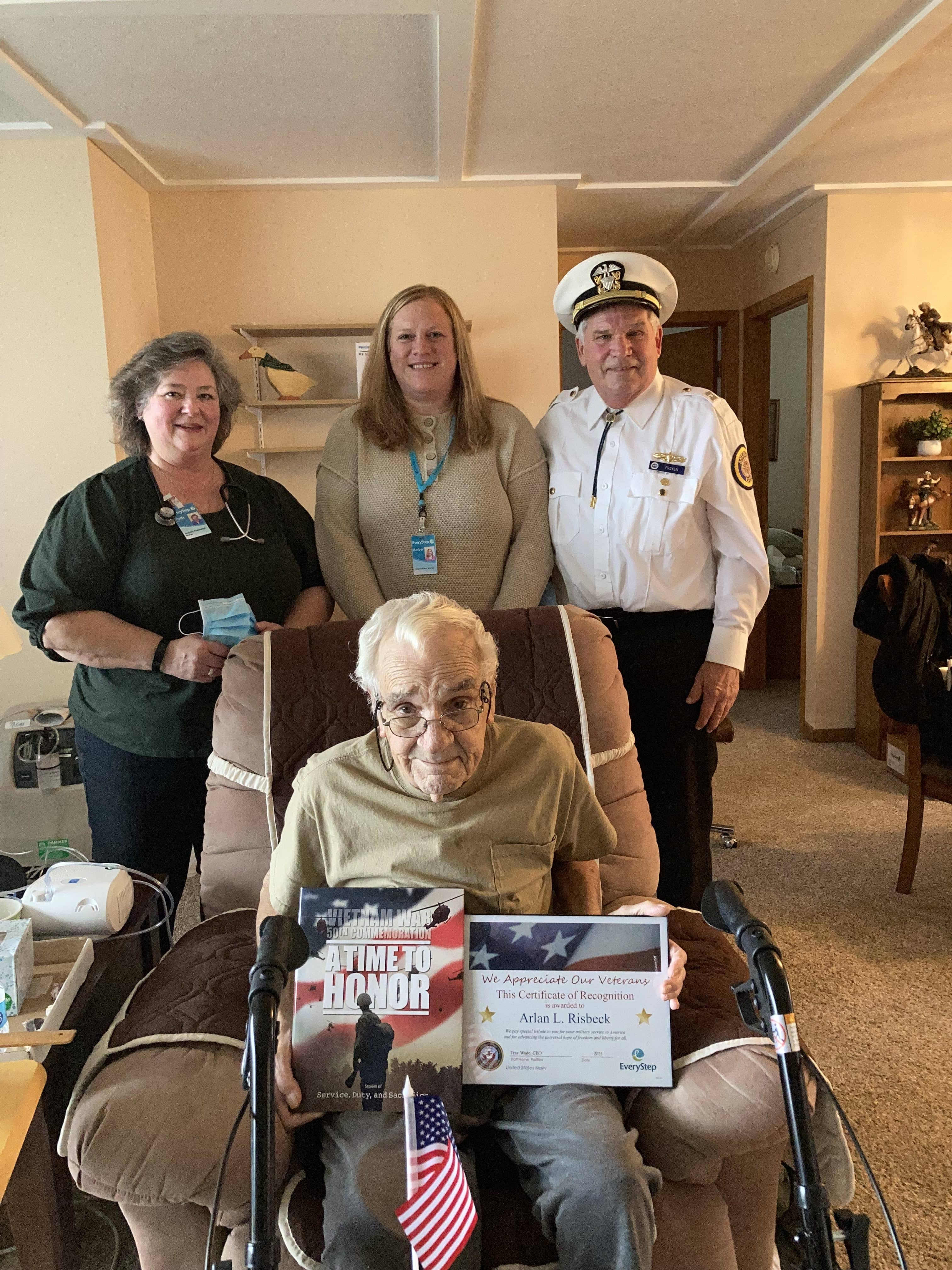 Everystep Hospice honors Navy Veteran | KNIA KRLS Radio - The One to ...