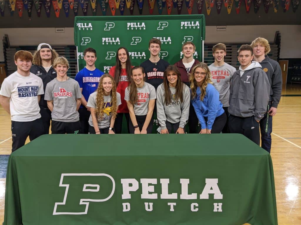 Class of 2022 College-Bound Athletes Celebrated at Pella High School - Vimarsana News