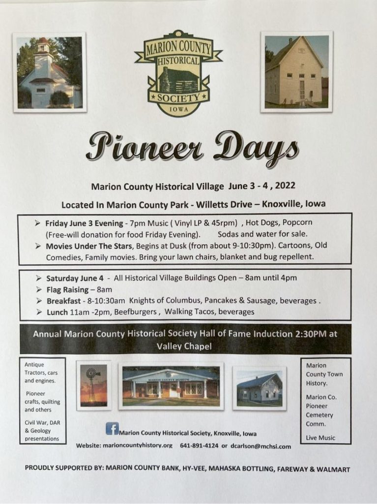 Marion County Historical Society to Hold Hall Of Fame Ceremony - Vimarsana News