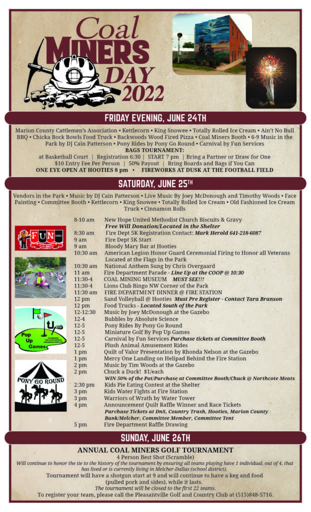 Melcher-Dallas Coal Miners Days - Vimarsana News