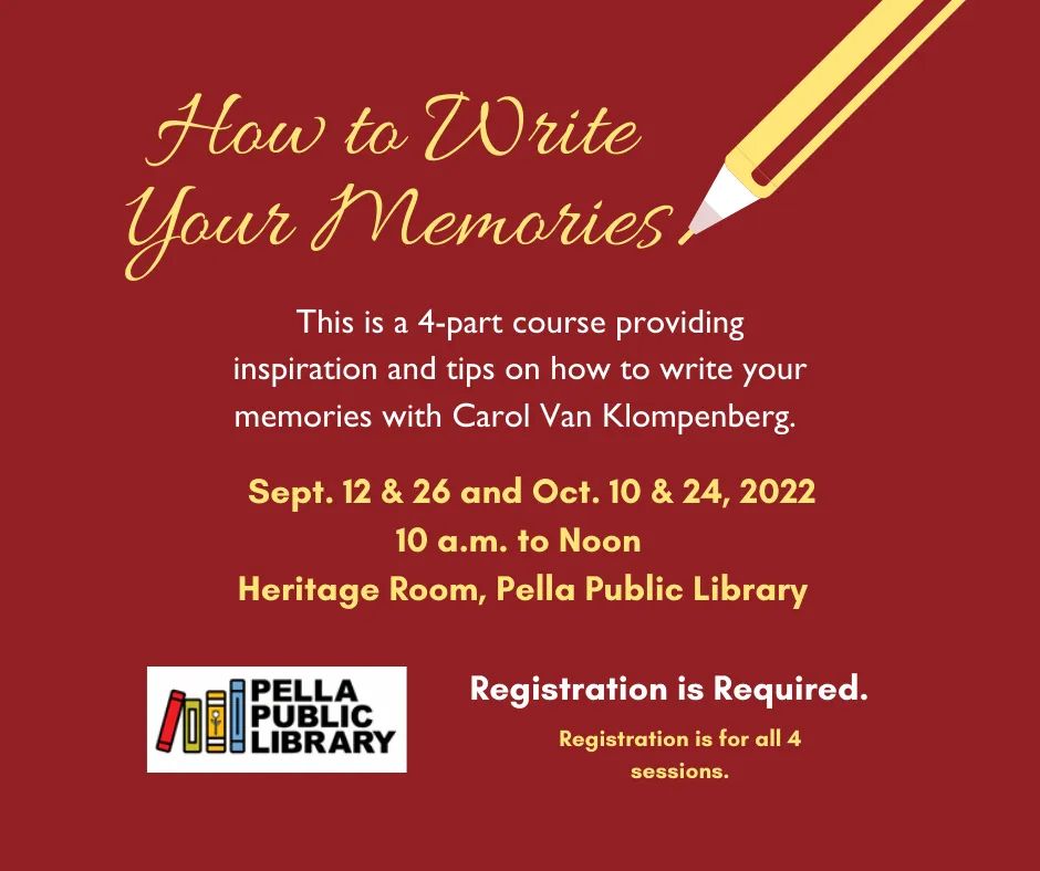 Pella Library Offering Session for Memory Writing - Vimarsana News