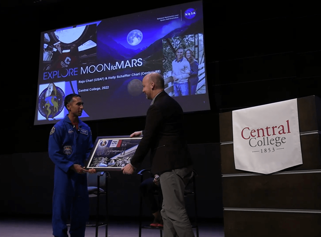 NASA Astronaut Raja Chari Featured at Central College - Vimarsana News
