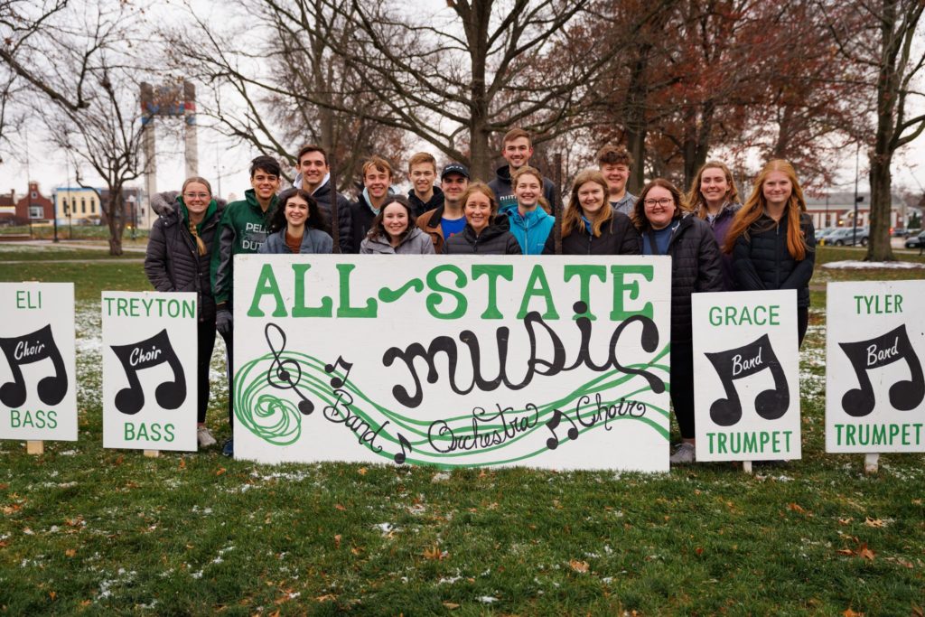 Twenty Pella Students Participating in AllState Music Festival KNIA