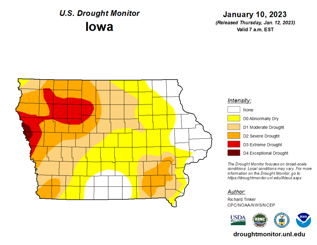 Drought Conditions Removed in South Central Iowa, More Precipitation Likely Next Week - Vimarsana News