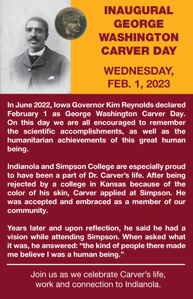George Washington Carver Day on Wednesday