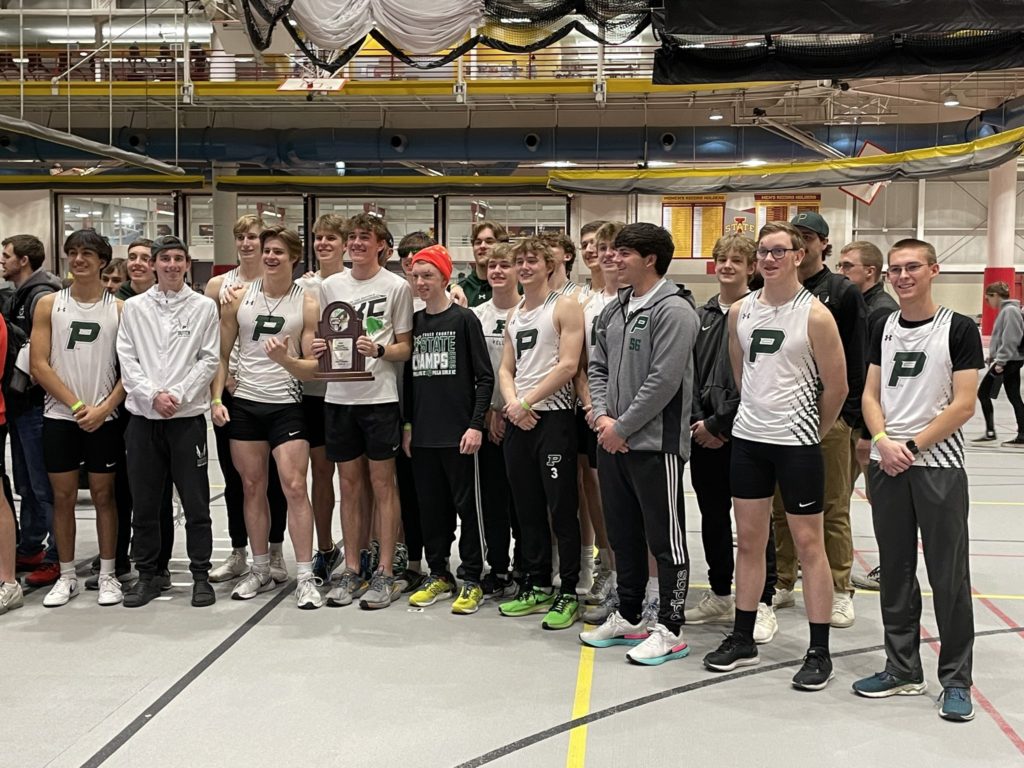 Boys Track Athletes Compete at IATC Indoor Meet, Several Meet Blue Standard - Vimarsana News