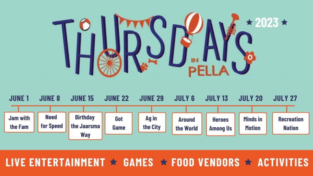 Thursdays in Pella Set to Return June 1st - Vimarsana News