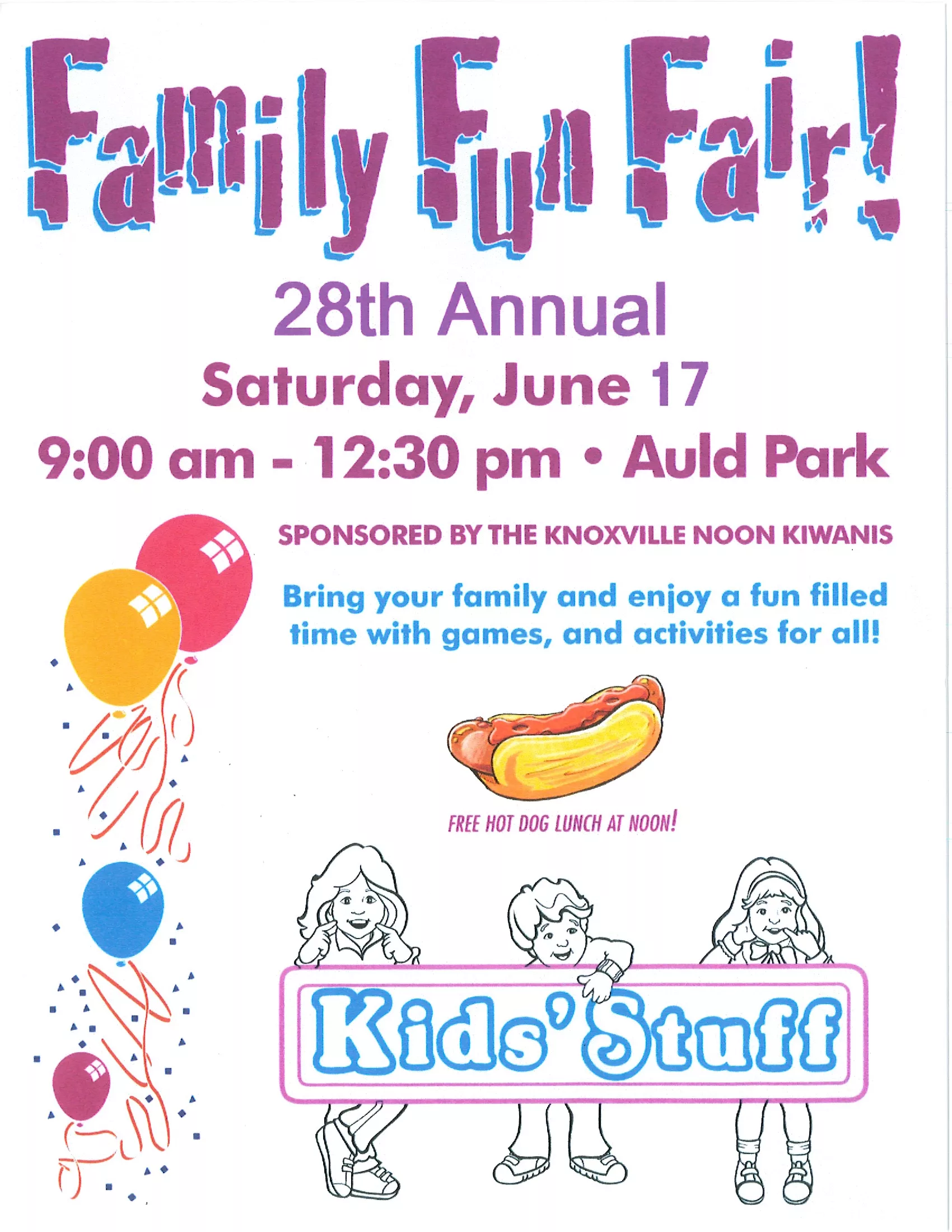 Fun for the whole family this June at local park