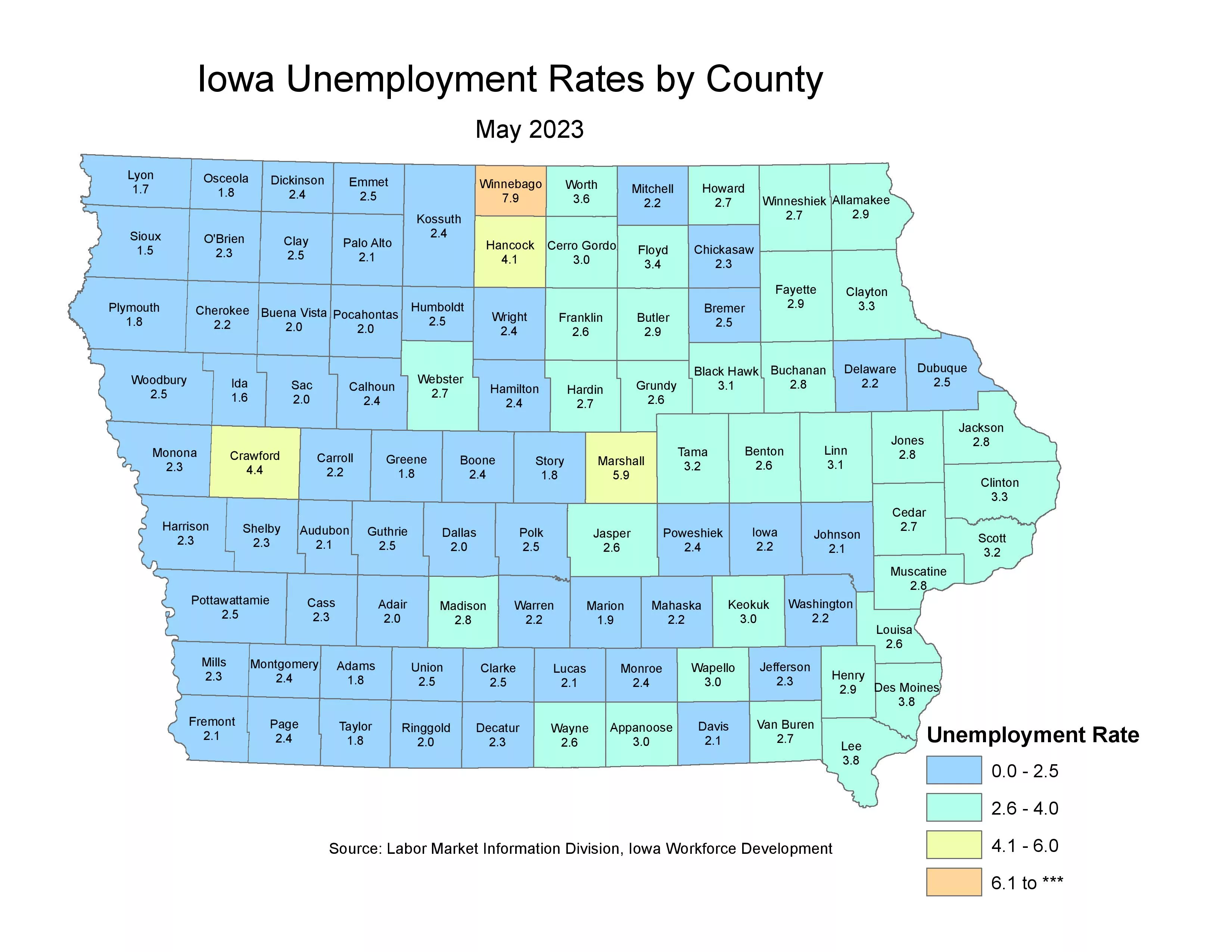 iowa-unemployment-rate-map-for-may