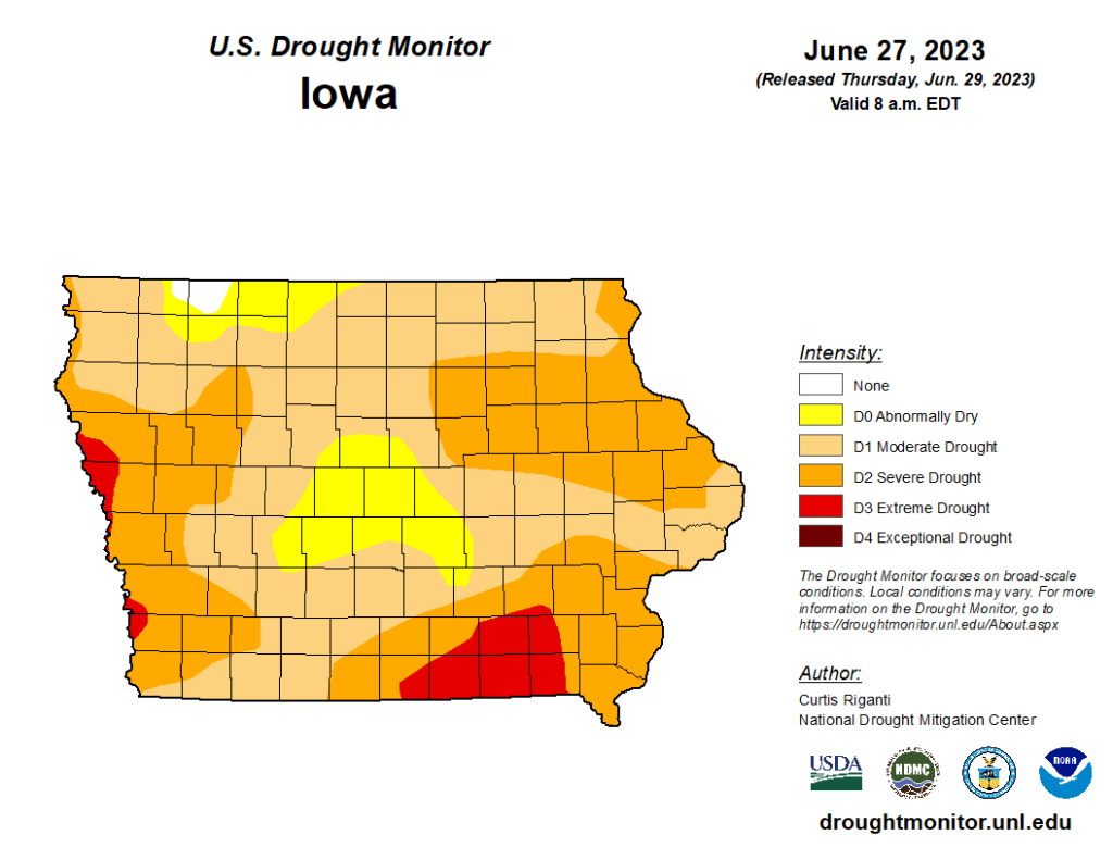 Drought Continues Spread into South Central Iowa - Vimarsana News