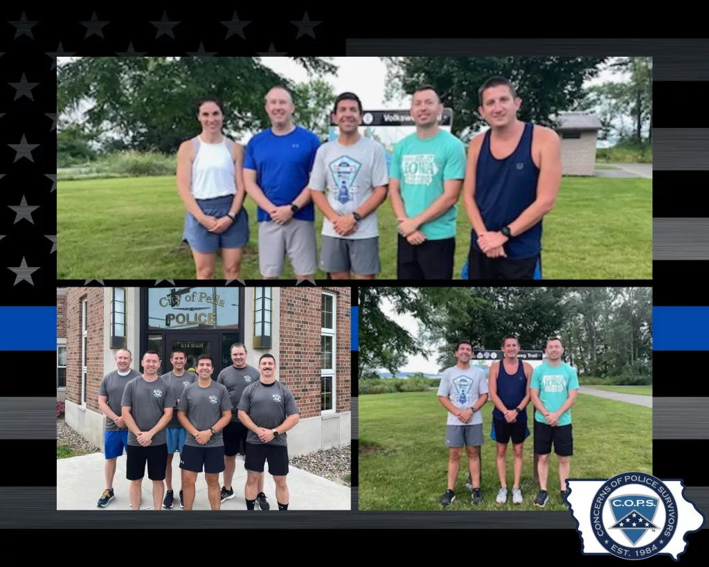 Members of Pella PD, Marion County Sheriff's Office Run to Remember Fallen Officers | KNIA KRLS Radio - Vimarsana News