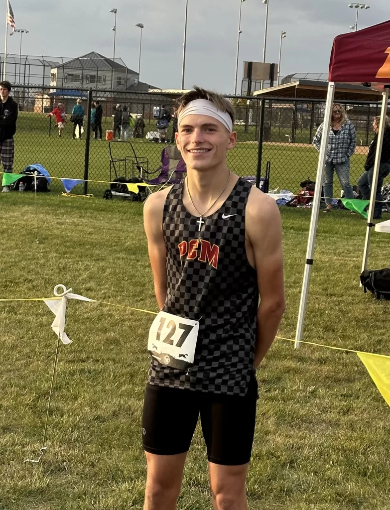 Coby DeRaad is the First Boys State Cross Country Qualifier from PCM Since 2016 - Vimarsana News