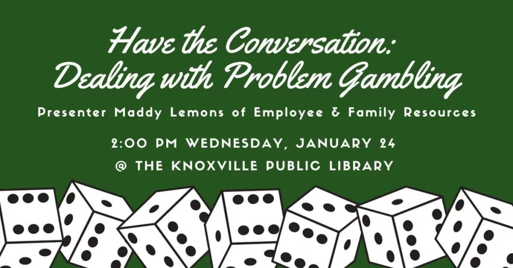 Knoxville Public Library Holding a Dangers of Gambling Class Today - Vimarsana News