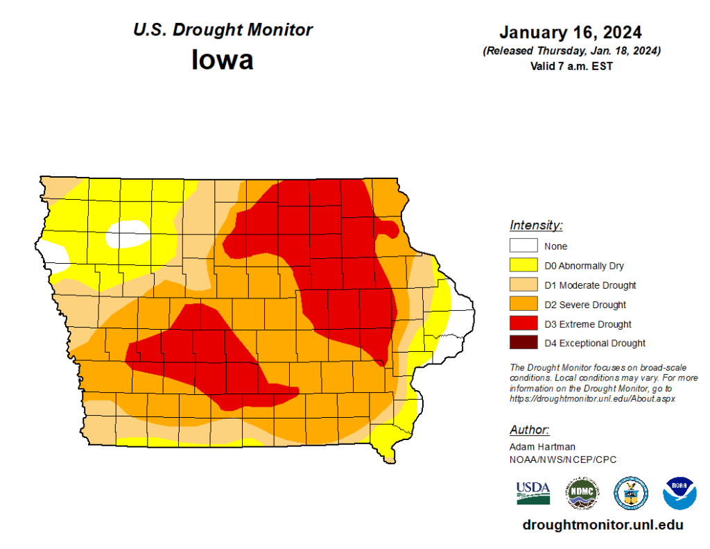Drought Remains Unchanged Locally; Mahaska County Sees Slight Relief - Vimarsana News