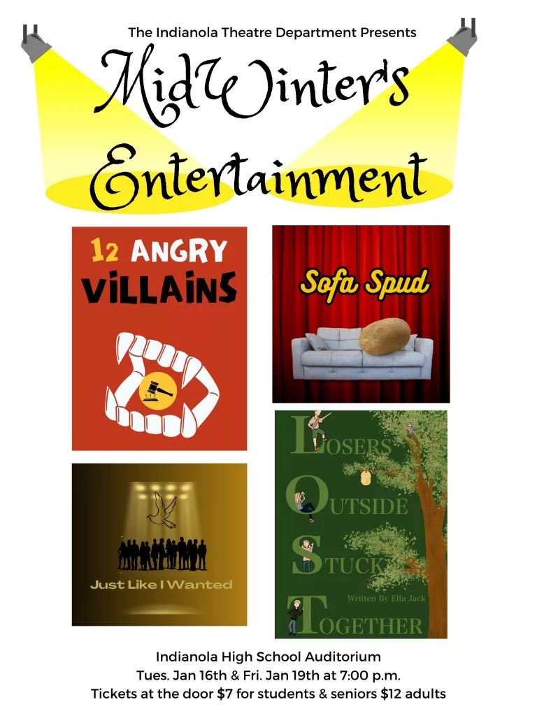 Indianola High School Theatre Winter Shows - Vimarsana News
