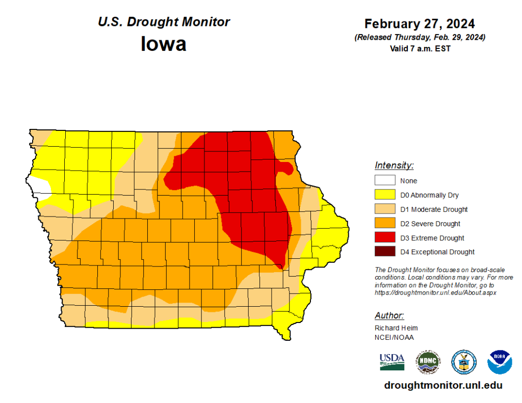 Drought Conditions Remained Unchanged in Marion and Warren Counties - Vimarsana News
