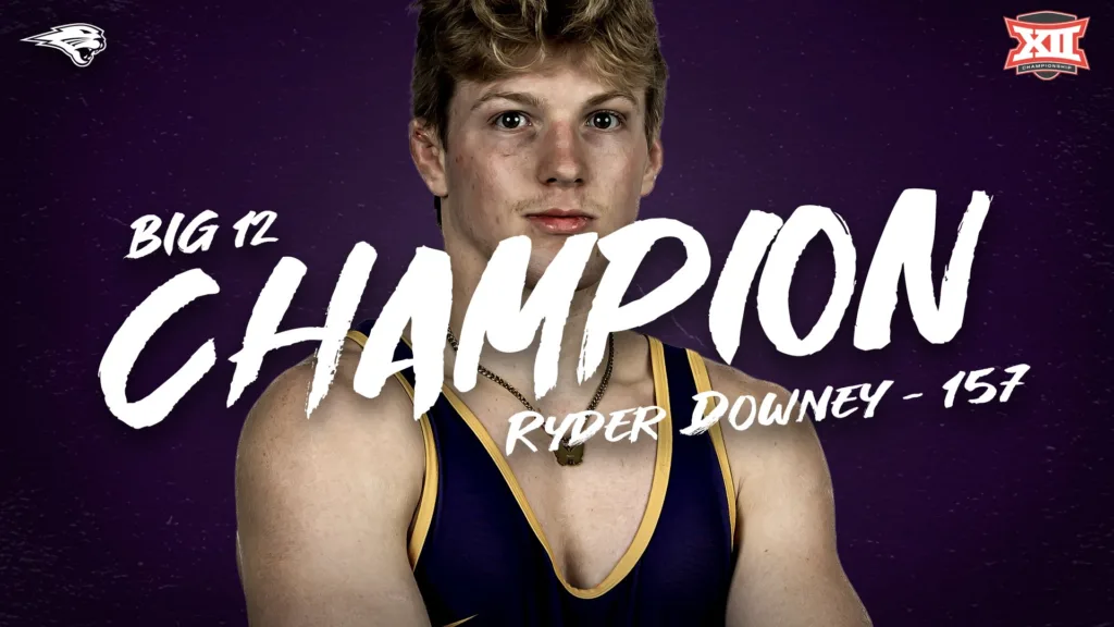 Indianola Native Downey Wins Big 12 Wrestling Title - Vimarsana News