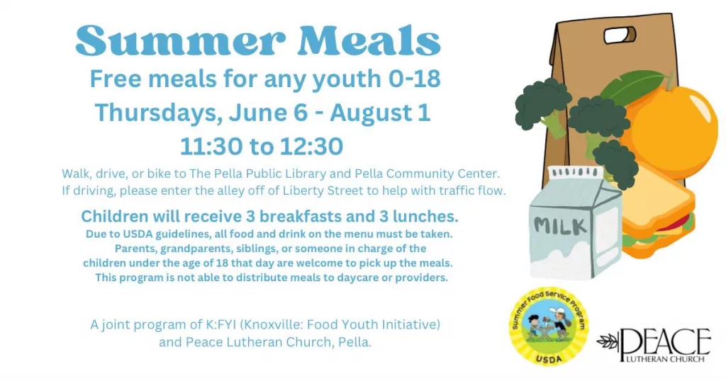 Let's Talk Pella – Summer Meal Expansion | KNIA KRLS Radio - Vimarsana News