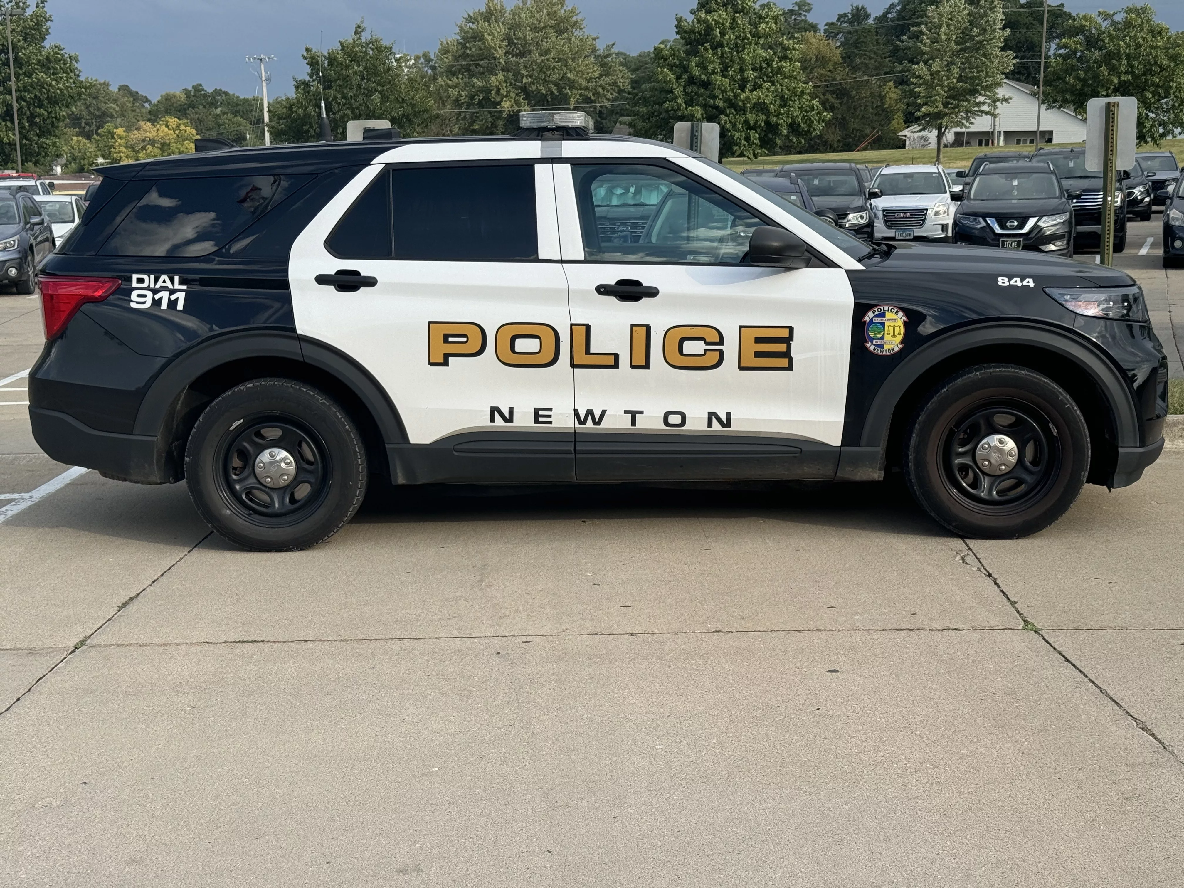 Newton police car