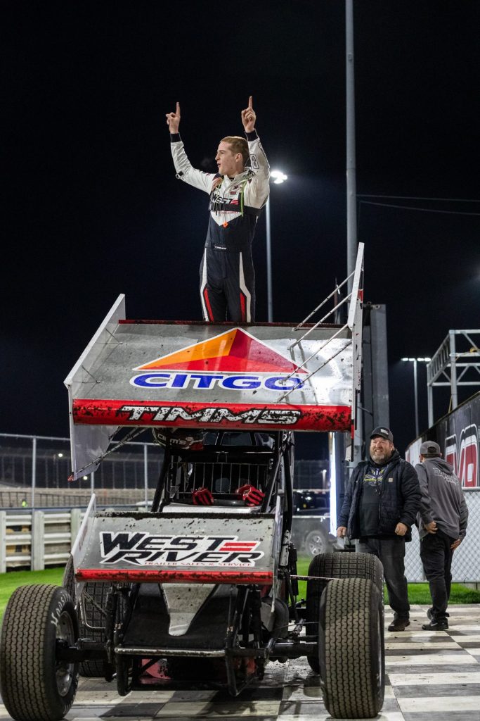 Timms Caps Wild Night At Knoxville With 1st Career Win | KNIA KRLS
