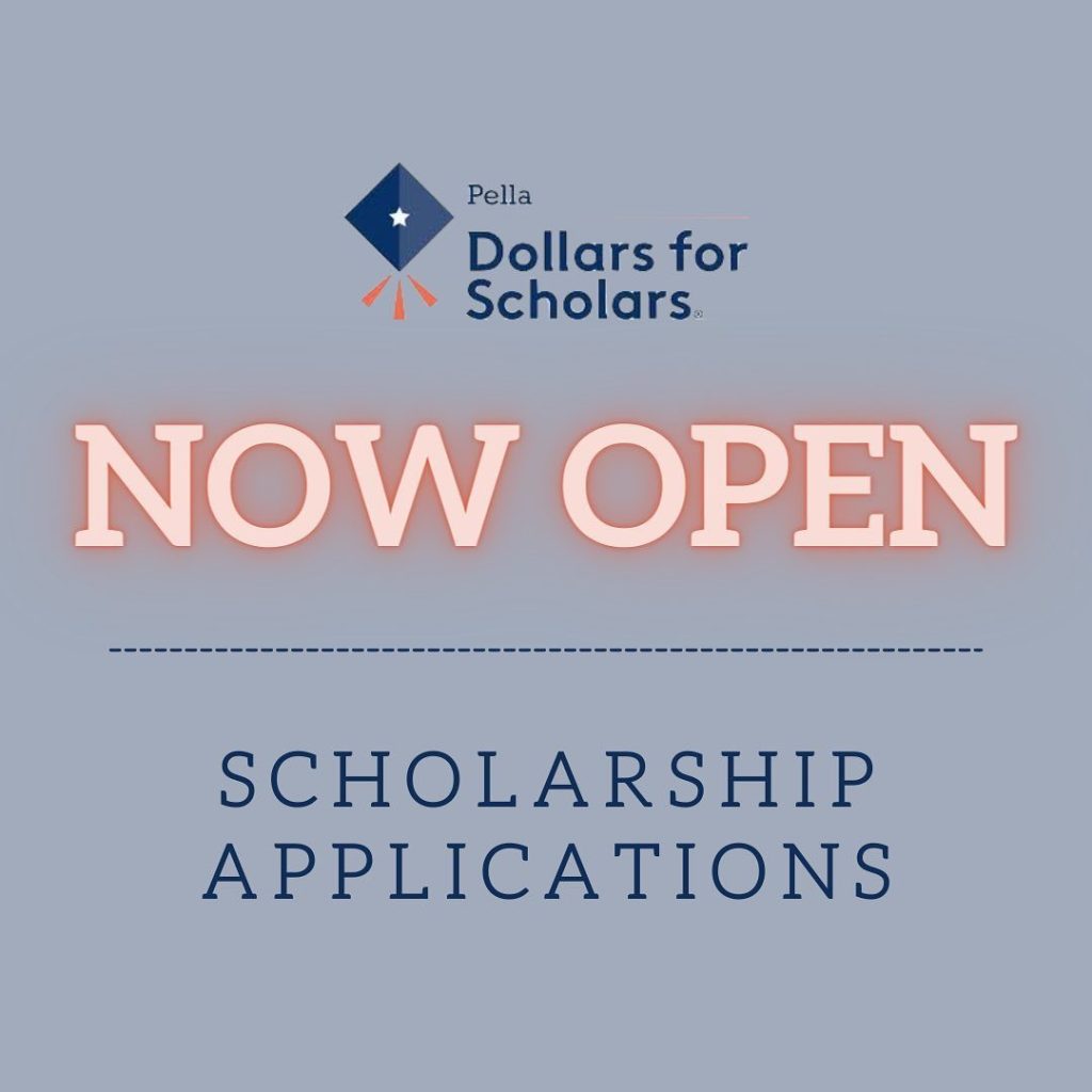 Pella Dollars for Scholars Applications Remain Open Through End of February